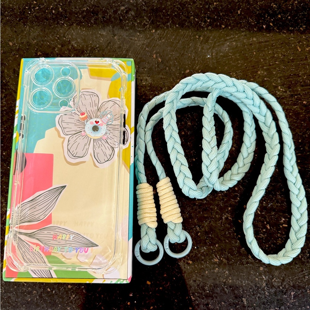 iPhone 16 promax phone case with chain